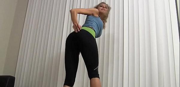  Let me give you a handjob in my tight white yoga pants JOI
